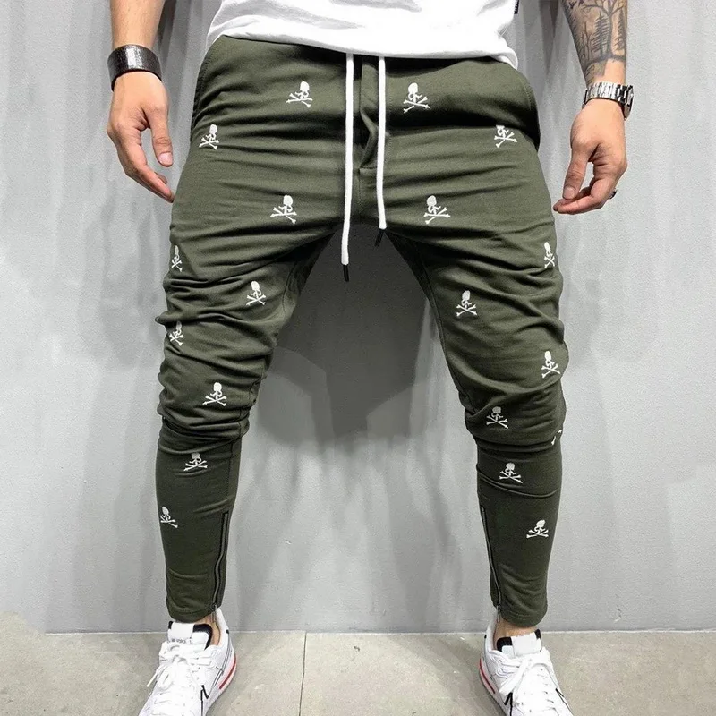 

Sweatpants Male Sale 3D Printing Zipper Hip Hop Men's Cargo Pants Sports Trend Casual Slim Jogging Pencil Pants Streetwear