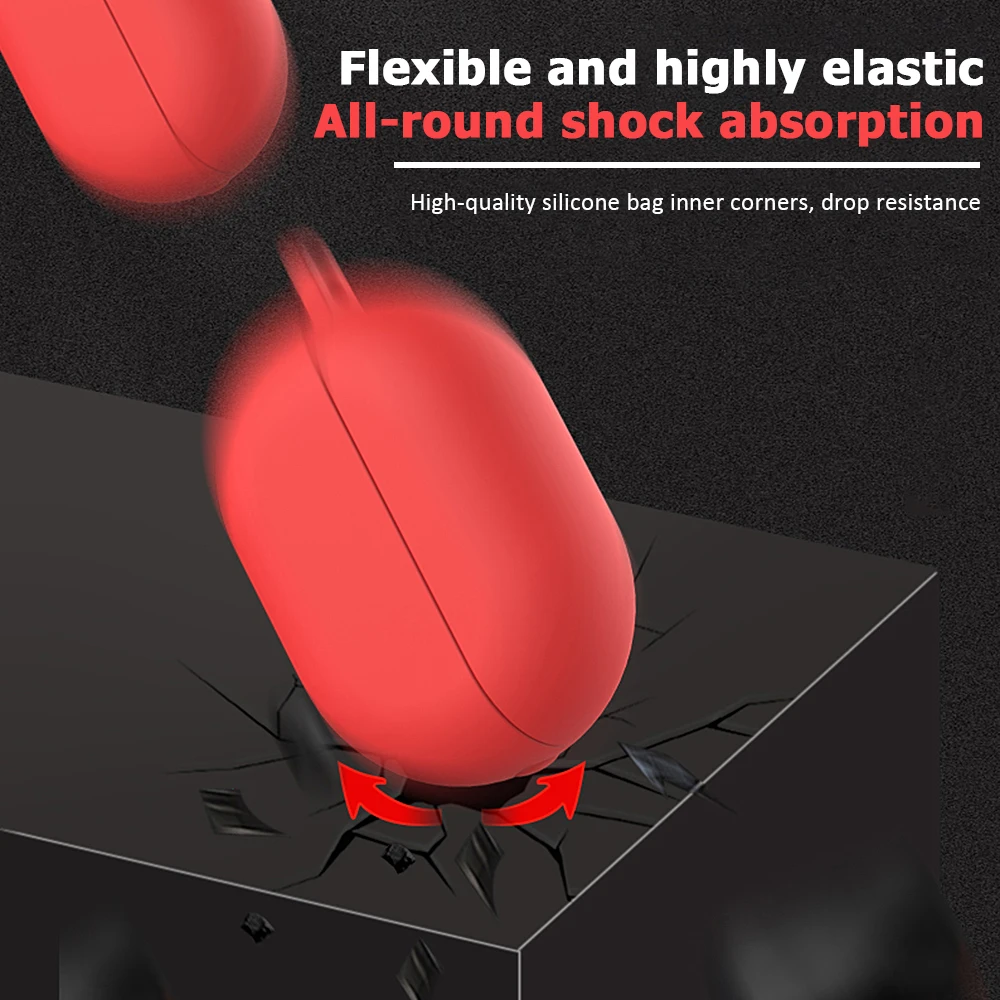 

Case For Huawei Freebuds Pro Case Silicone Protective Cover For huawei freebuds pro case with hook shockproof shell for freebuds