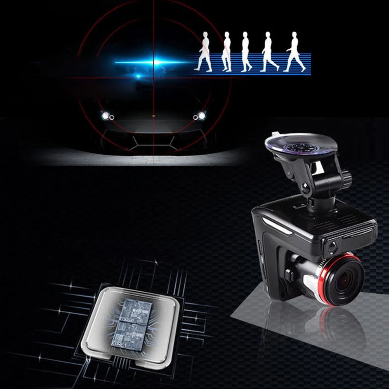 

X7 Car DVR Recorder with Holder 140 Wide Angle Video Recorder Data Recorder G-sensor Camera Flow Radars Detector