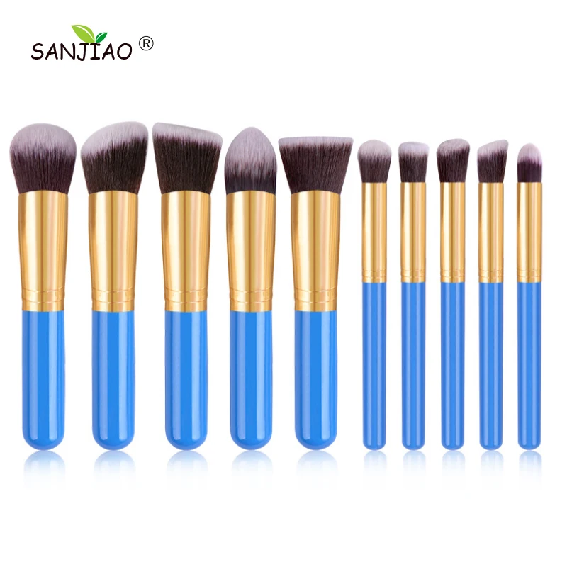 Фабрика hotsale10 шт кисти для макияжа Красочные хорошее качество Шэньчжэнь быстрая
