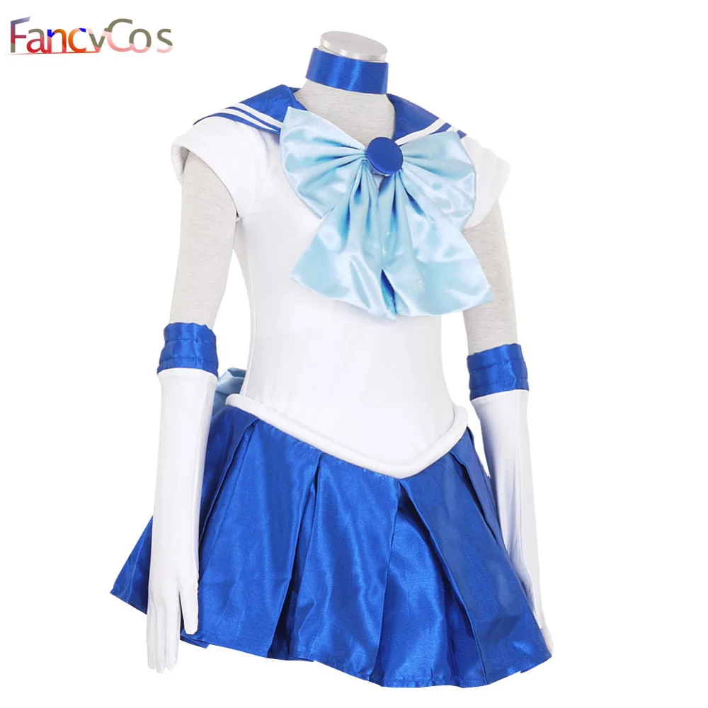 Аниме SM ами Мизуно в морском стиле платье ртутного цвета для взрослых и детей