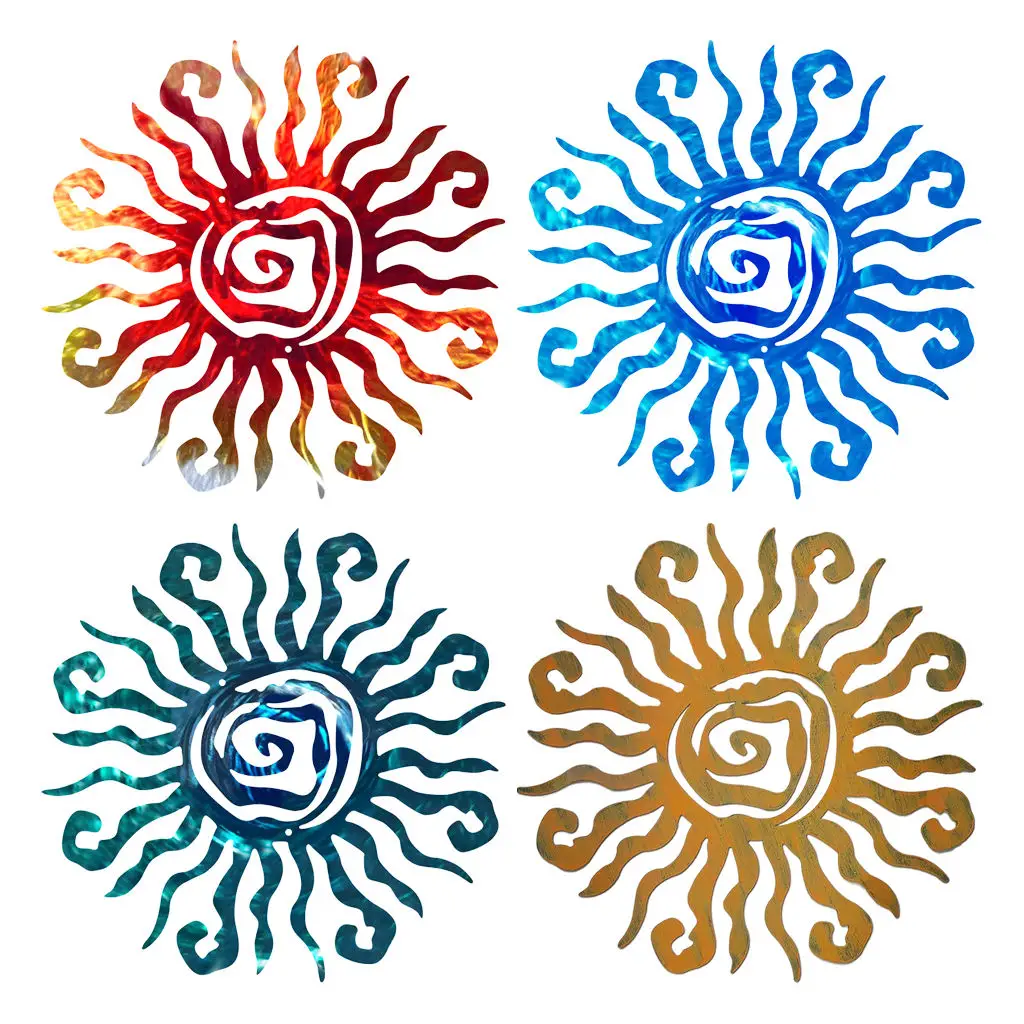 

Indoor ing Sun Shape Decor Engraving Crafts Waterproof Wall Ornaments