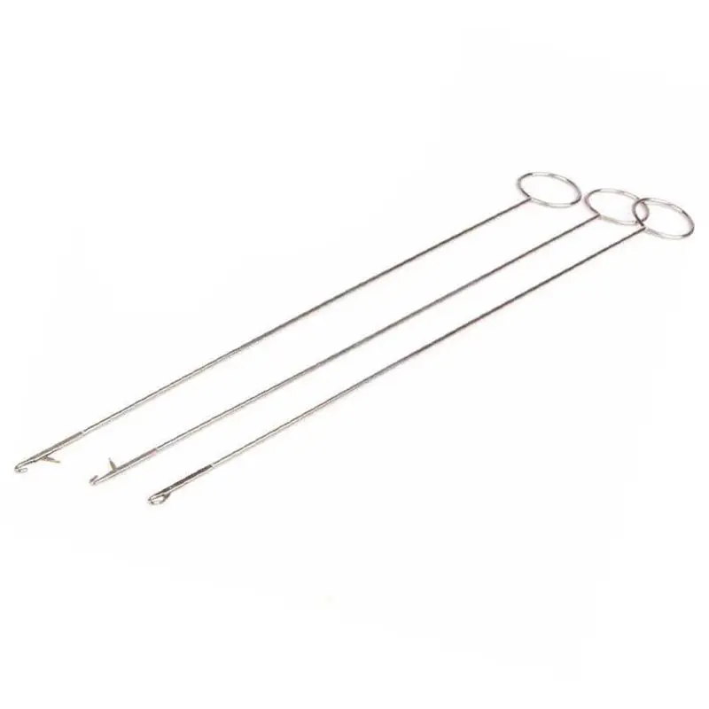 

Stainless Steel Sewing Loop Turner Hook for Turning Fabric Tube Strap Belt Strip Handmade 85LA