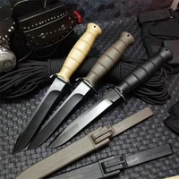 hot 8cr13mov fixed blade survival tactical straight knife pp handle camping knives edc tool cnc