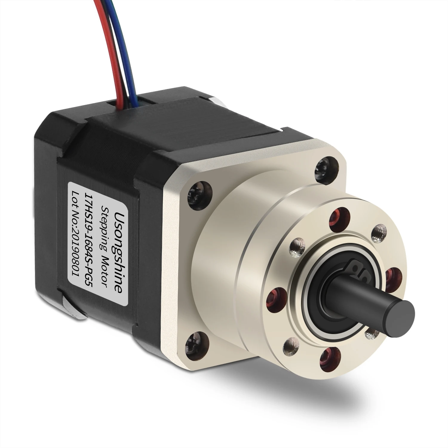 Шаговый двигатель Nema 17 17HS19-1684S-PG5 Передаточное отношение 5:1 планетарный редуктор 42