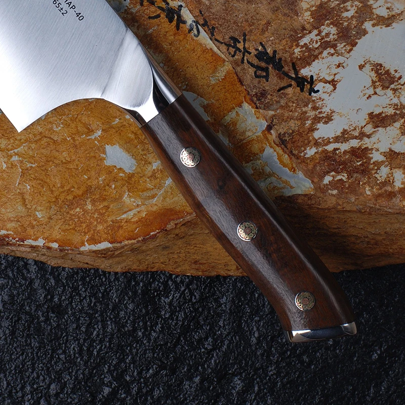 Нож шеф-повара Gyuto, кухонный японский HAP40, Высокоуглеродистая сталь, супер острый нож для приготовления мяса, филе рыбы, разделочный нож для нарезки 28