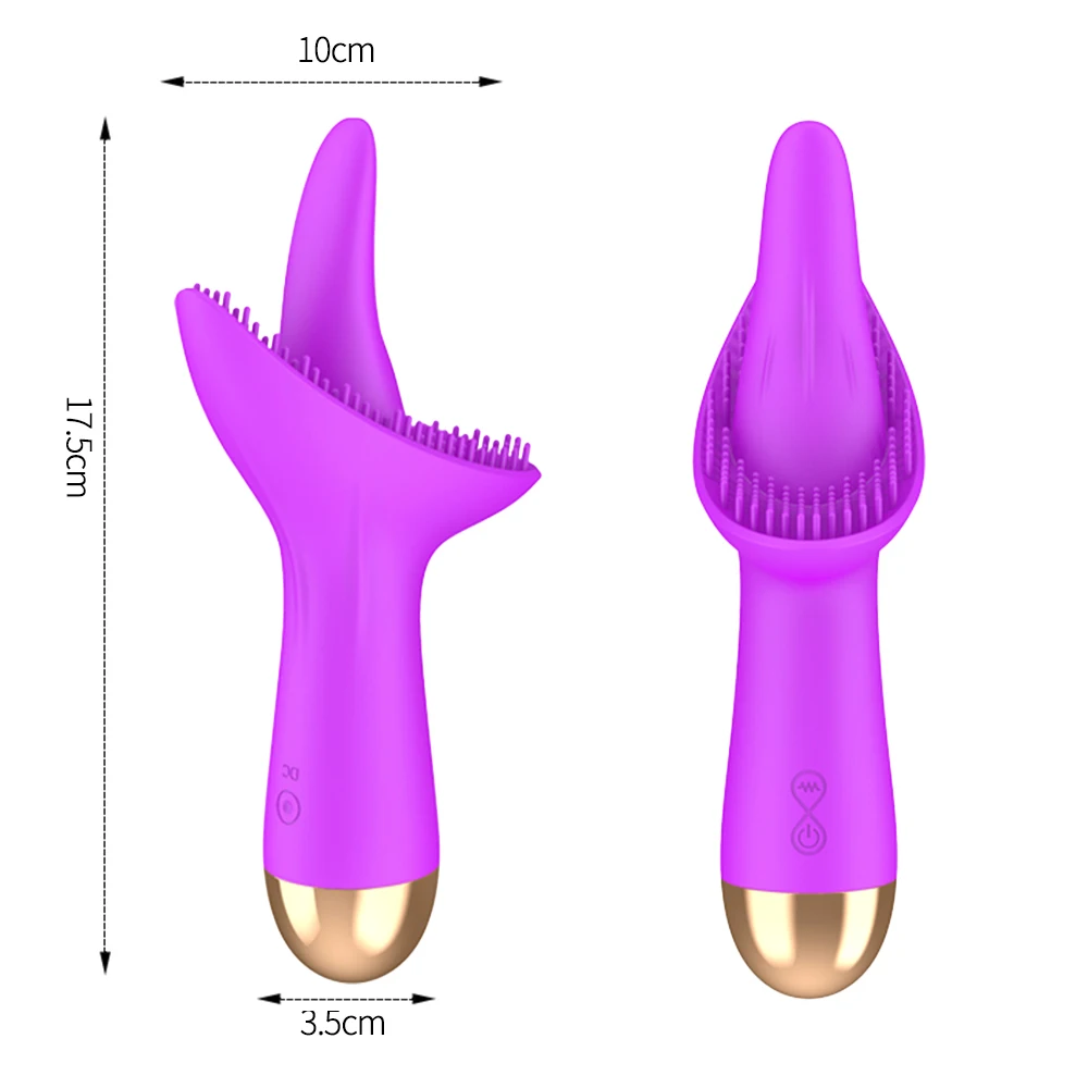 Лижущий язык вибратор для женщин Стимулятор клитора оральный секс точки G