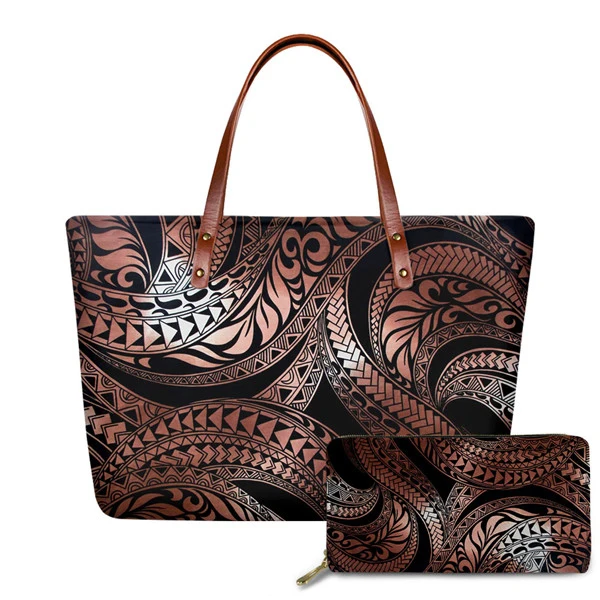 Brand Hawaiian Fabric Printing Women Tote Handabags Large Capacity Shoulder Bags&Purse Lady Crossbody Bag Sac a main