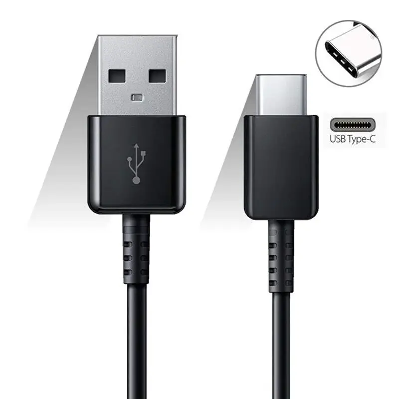 100 шт. новый кабель 100% оригинальный S10 USB Type C 1 м для быстрой зарядки и