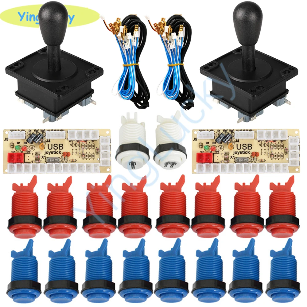 Комплект для самостоятельной сборки с 2 игроками USB кодировщик нулевой задержкой