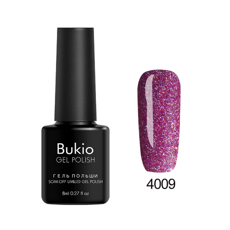 4009 Bukio неоновый Блестящий Гель-лак для ногтей долговечный замачиваемый стойкий УФ-Гель-лак Полупостоянный Счастливые цвета 19 цветов 8 мл - Цвет: 4009