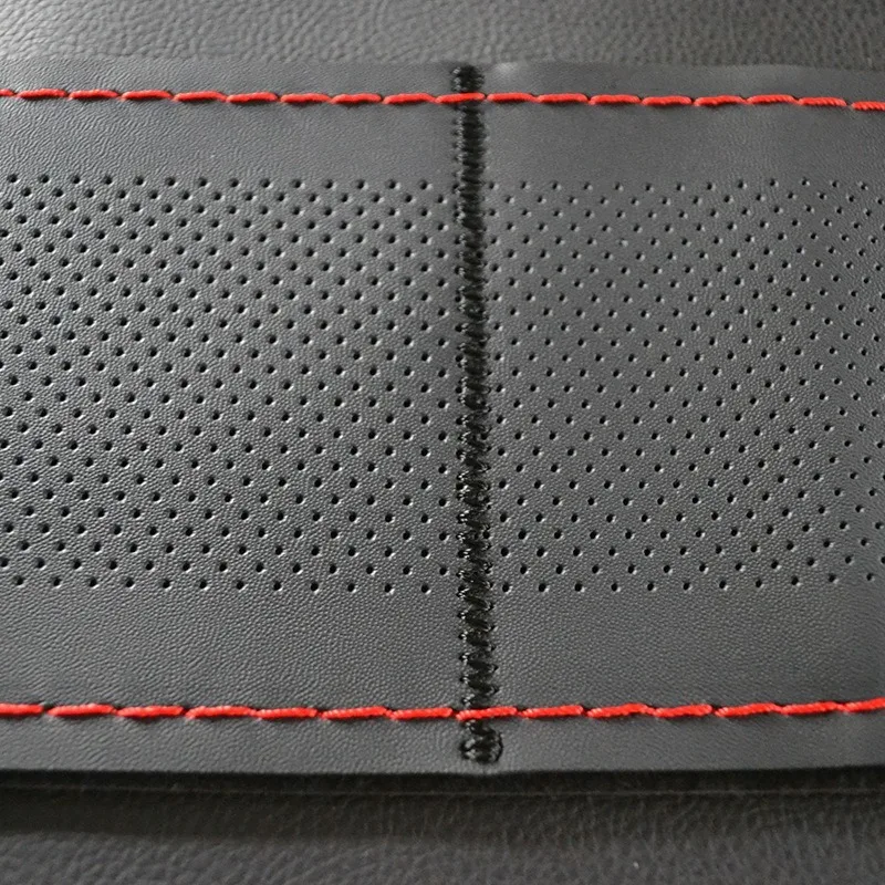 Оплетка для руля автомобиля чехол из искусственной кожи с иглами и ниткой