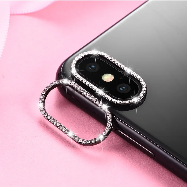 Защитное кольцо со стразами для камеры Iphone XR защитная задняя крышка IPhone SE2 7 8 Plus XS