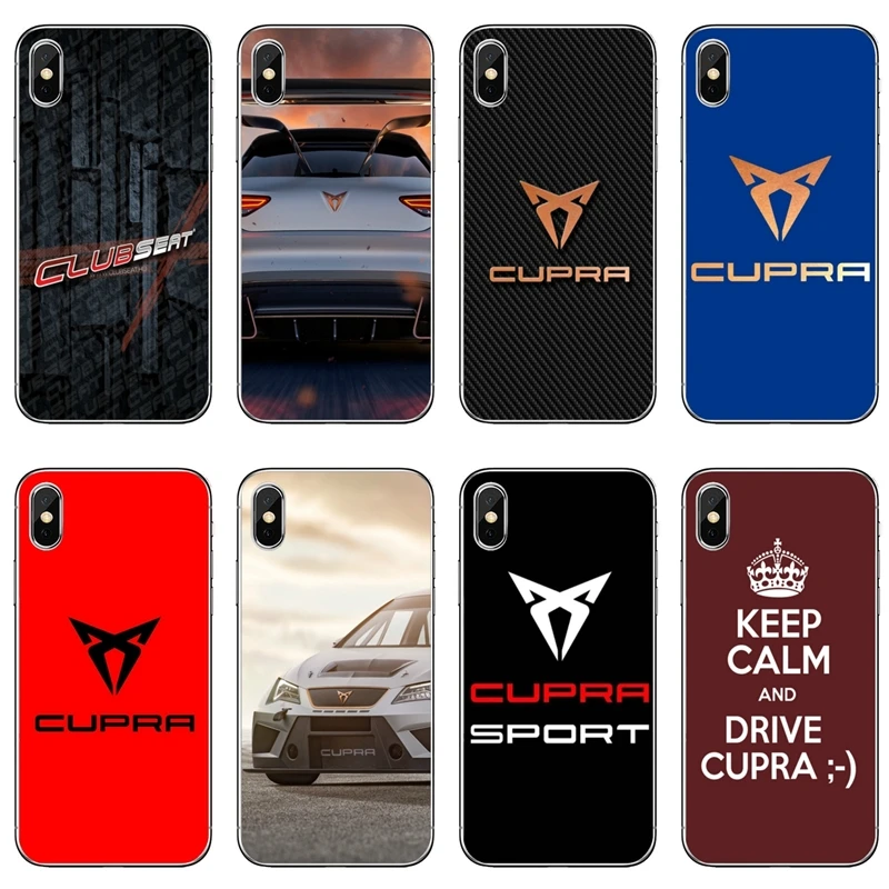 Для samsung Galaxy S10 Lite S9 S8 S7 S6 edge Plus S5 S4 примечание 9 8 5 4 мини-сиденье Cupra спортивный автомобиль аксессуары чехол для телефона