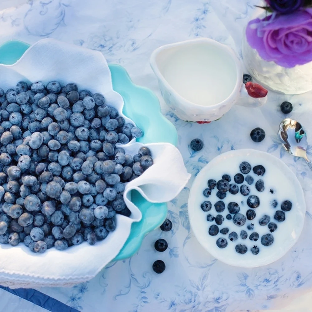 

50pcs Artificial Blueberry Craft Fake Fruit Blueberries Home Kitchen Cabinet Decoration