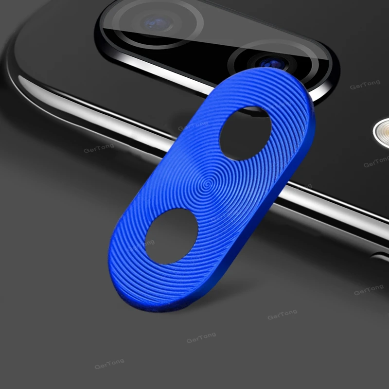 Blue Для Redmi Note 7 Защита объектива камеры покрытие кольца покрытие алюминия для Xiaomi Redmi Note 7 Pro Note7 камера чехол кольцо защита - Цвет: Blue