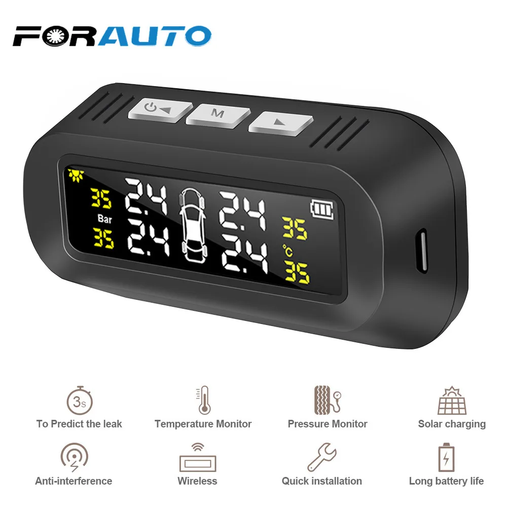 

Солнечная система контроля давления в шинах автомобиля шины Давление мониторинга Системы цифровой Дисплей шины Температура Предупреждени...