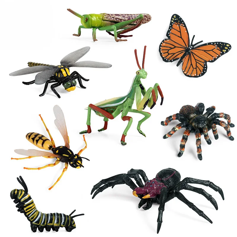 Набор игрушечных насекомых. Жук для рыбалки. Насекомые имитаторы. Имитация насекомых. Таракан фигурка.
