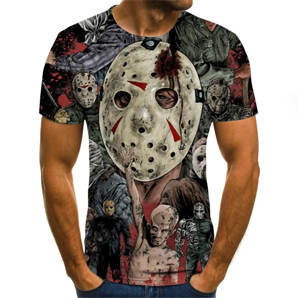 

Suicide Squads 3d Printed T Shirt Men Joker Face Casual O -Neck Male Tshirt Clown Short Sleeve Cosplay Funny T Shirts Pokemon