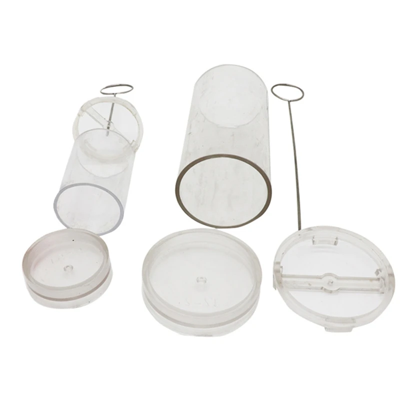

DIY Handmade Candle Mold Raw Material Making Wax Cylinder Paraffin Candle Mold Plastic Transparent DIY Candle Soap Molds