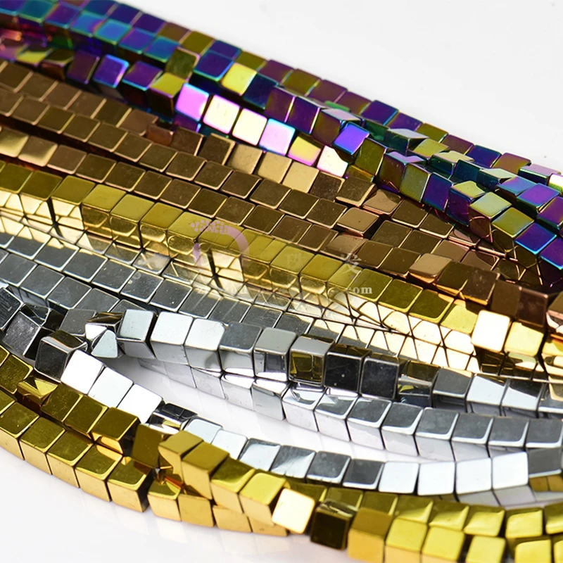 STENYA 3 мм драгоценное украшение из природного камня бусины в форме кубика