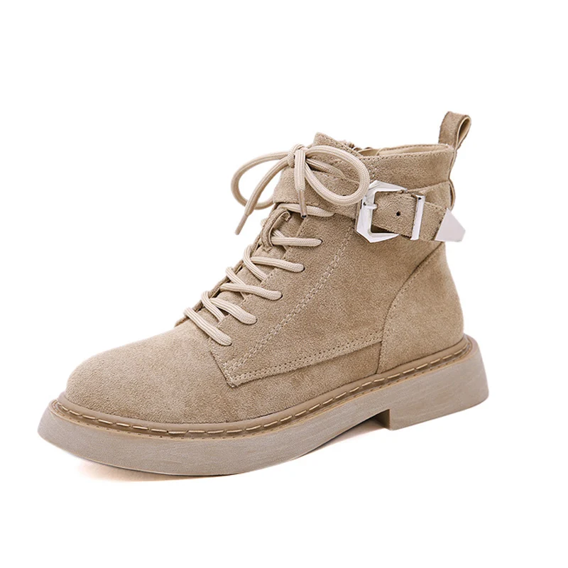 Женская зимняя обувь Новое поступление боевые военные ботинки женские