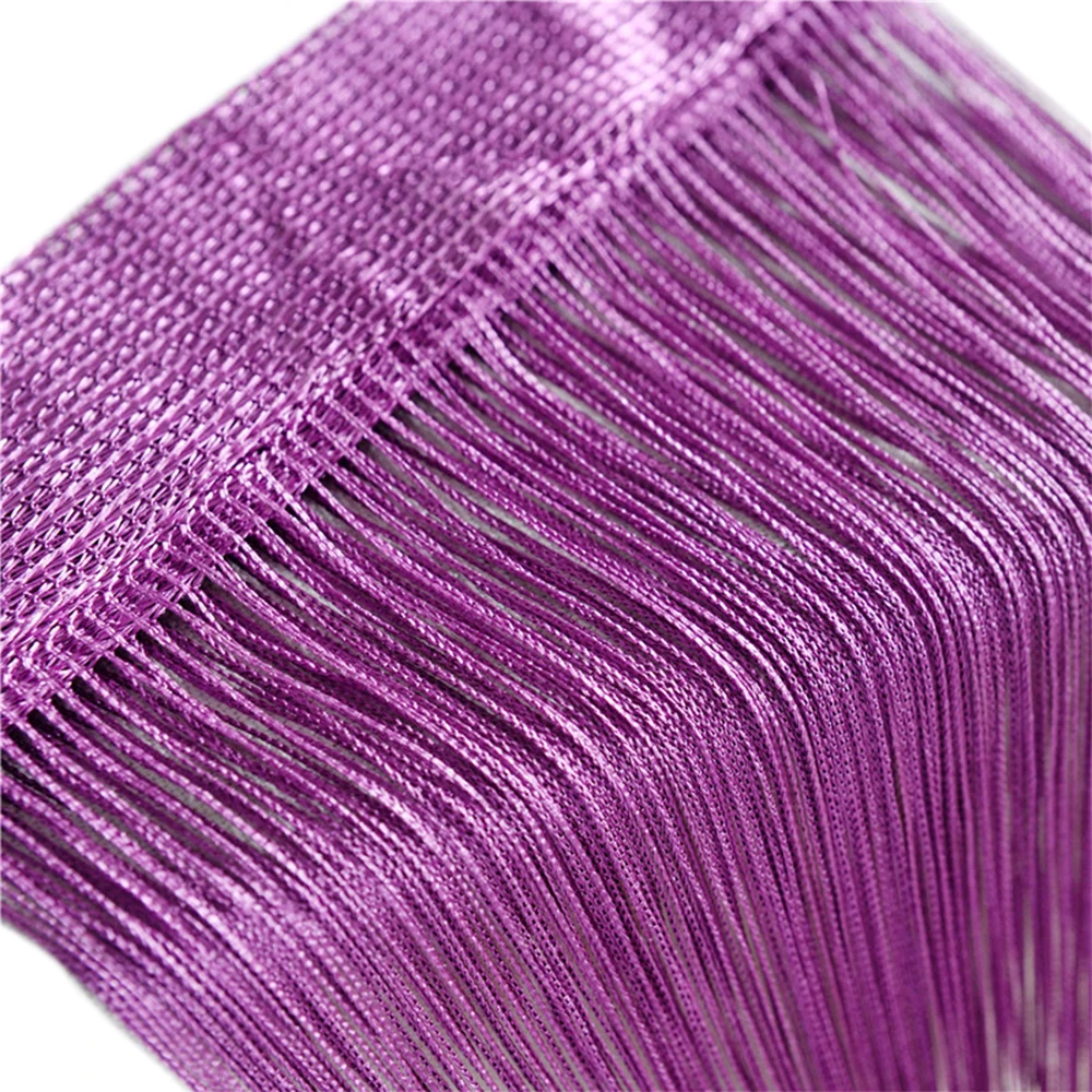 

Threads String Curtain 100CM X 200CM Door Wall Window Panel Sheer Tassel Curtain for Living Room Bedroom Decor