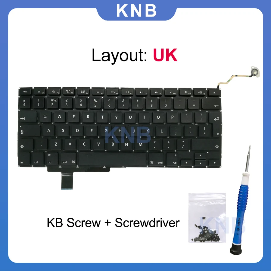 Новая замена клавиатуры A1297 для Macbook Pro 17 &quota1297 английская клавиатура 2009 2010 2011