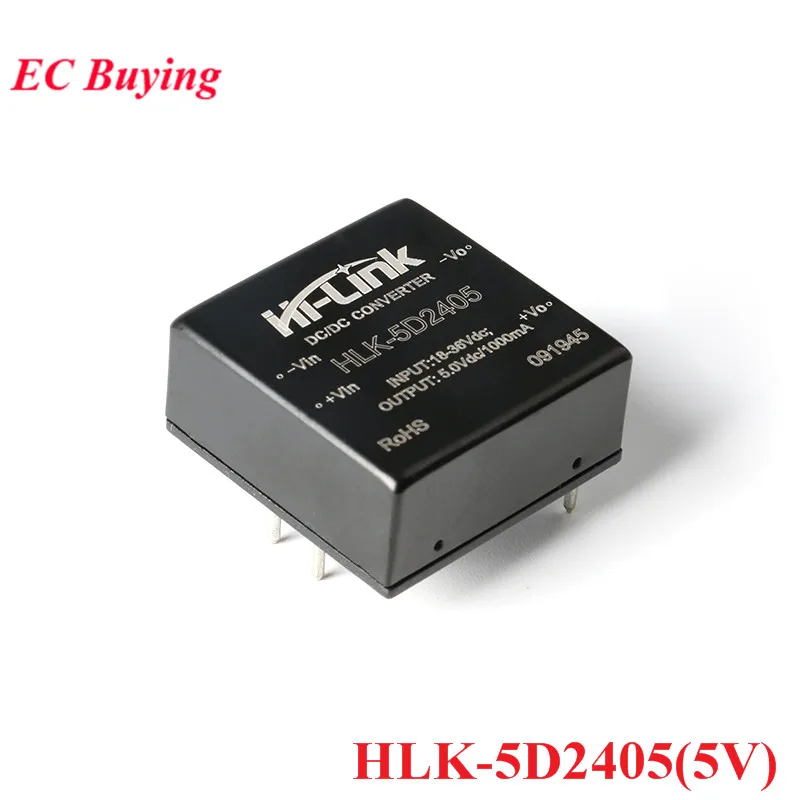 DC-DC изолированный модуль питания преобразователя 5W DC 12V to 15V/5V/12V 24v 5V/12V