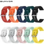 Ремешок силиконовый для смарт-часов Galaxy watch active, оригинальный спортивный сменный Браслет для Samsung Galaxy watch, 20 мм 22 мм