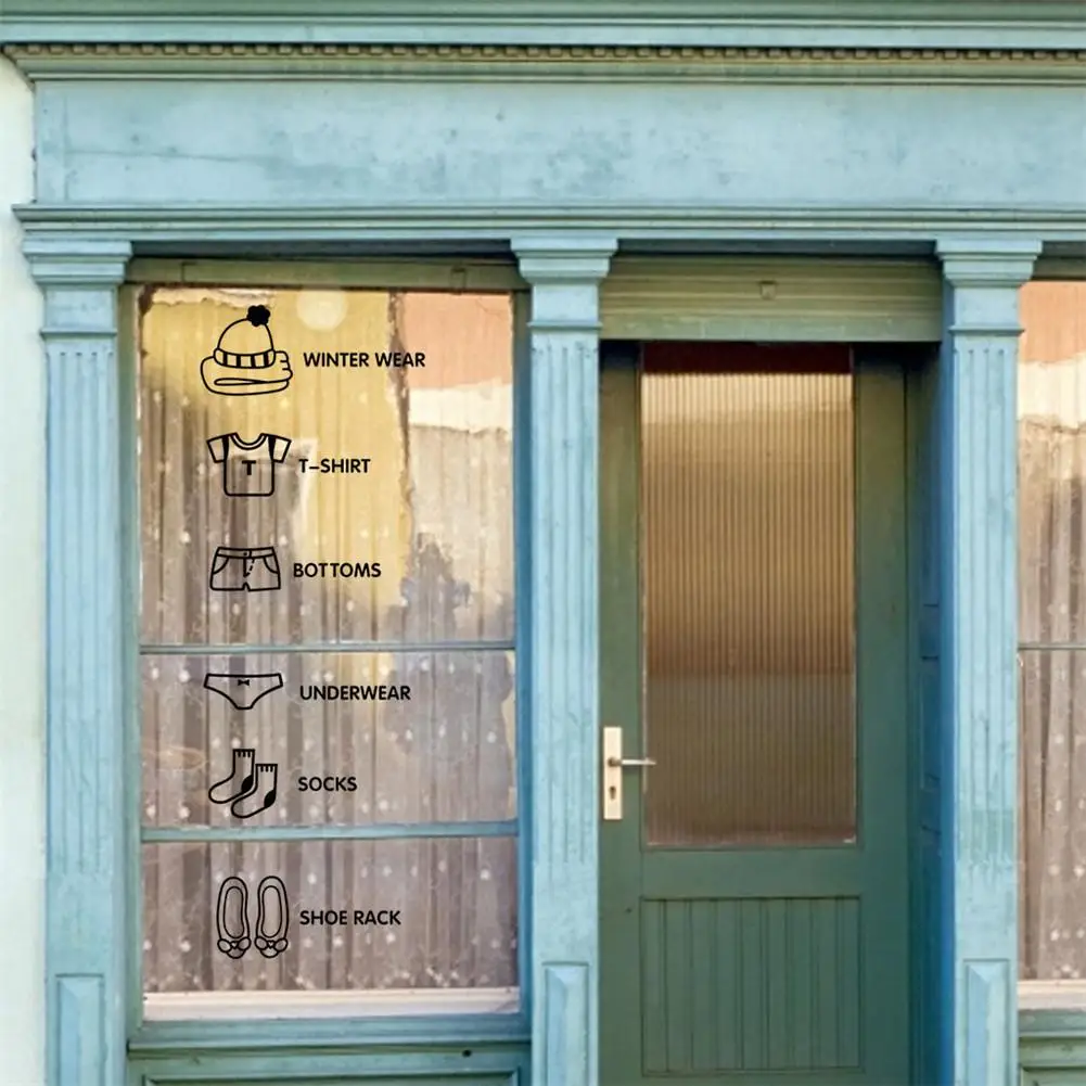 Наклейка на стену в шкаф дверь гостиную украшение обуви узор и этикетка слов