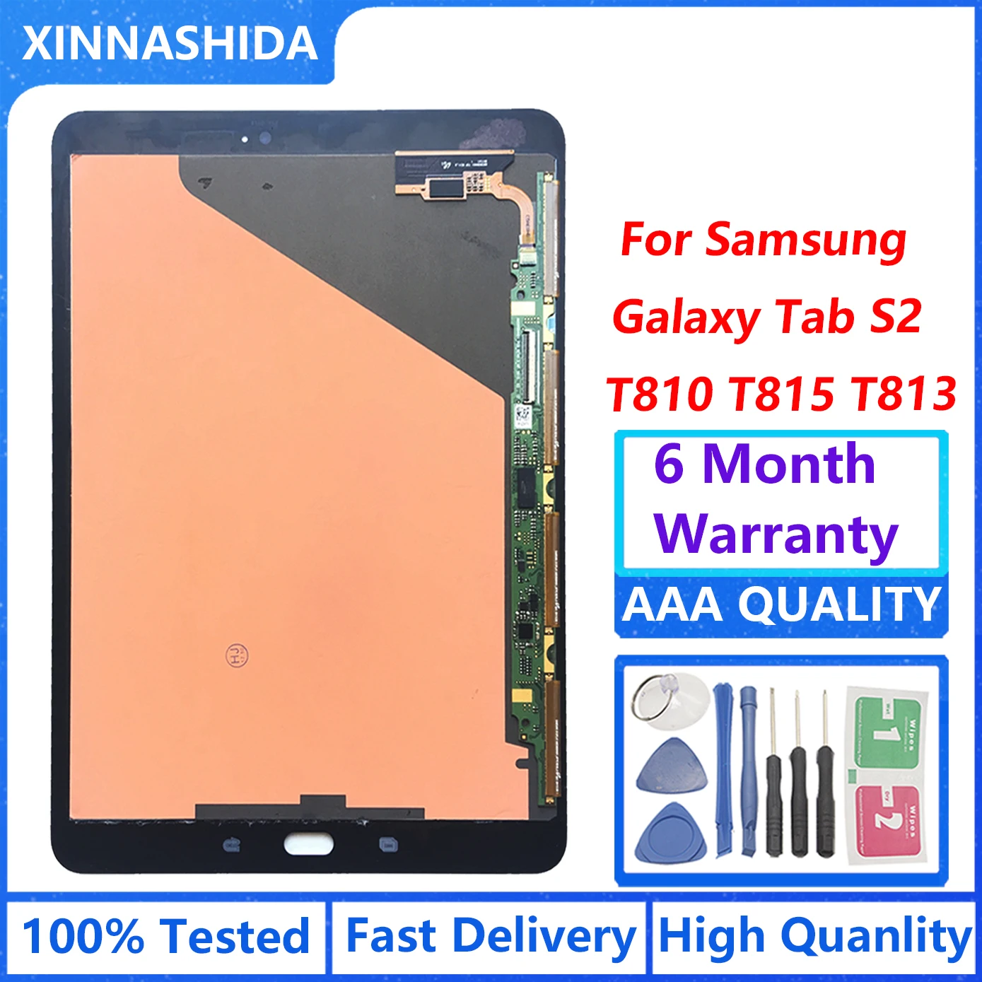 ЖК-дисплей 9 7 дюйма для Samsung Galaxy Tab S2 SM-T810 T815 T813 с сенсорным экраном и дигитайзером в