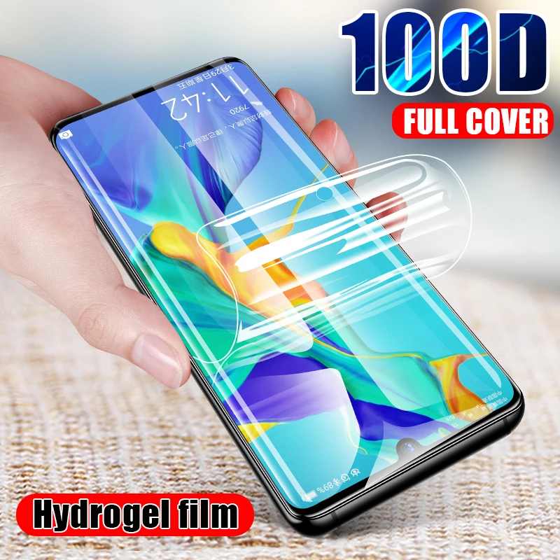 100D Гидрогелевая пленка для Hauwei P20 P30 mate 20 Lite P smart Защита экрана для Hauwei P20 P30 mate 20 Pro пленка не стекло