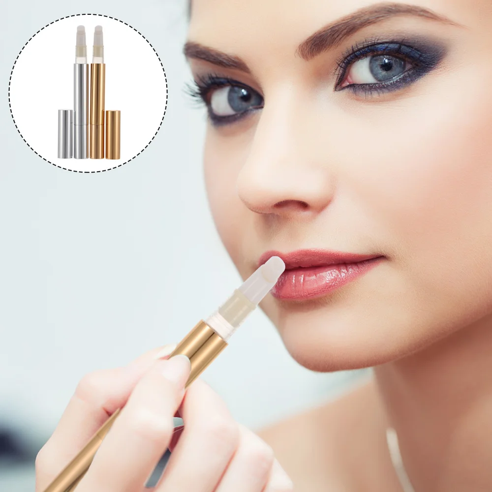 

6pcs 3ml Empty Nail Polish Pen Lip Oil Lip Gloss Eyelash Growth Liquid Tube