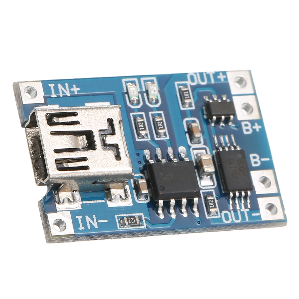 Литий ионный Micro/Type C/Mini USB 1 А 5 В TP4056 18650 модуль зарядного устройства для литиевого
