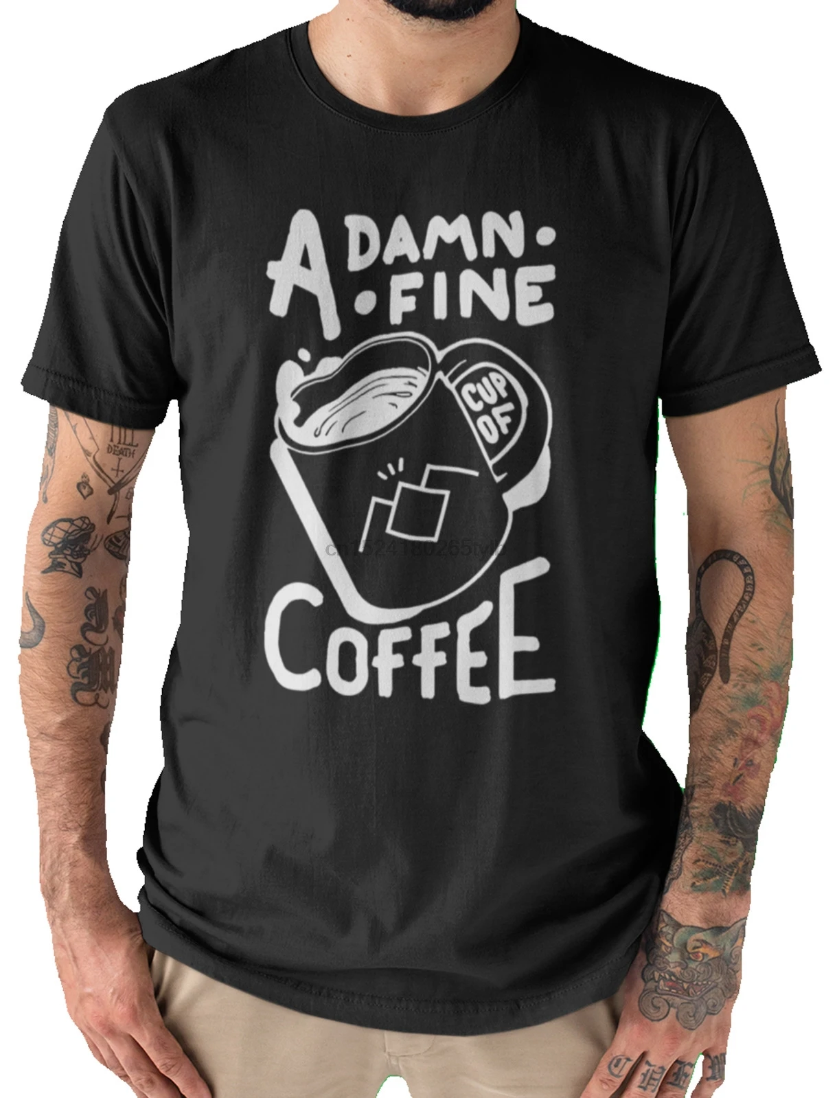 Футболка унисекс с принтом кофе Твин Пикс для взрослых|Мужские футболки| |