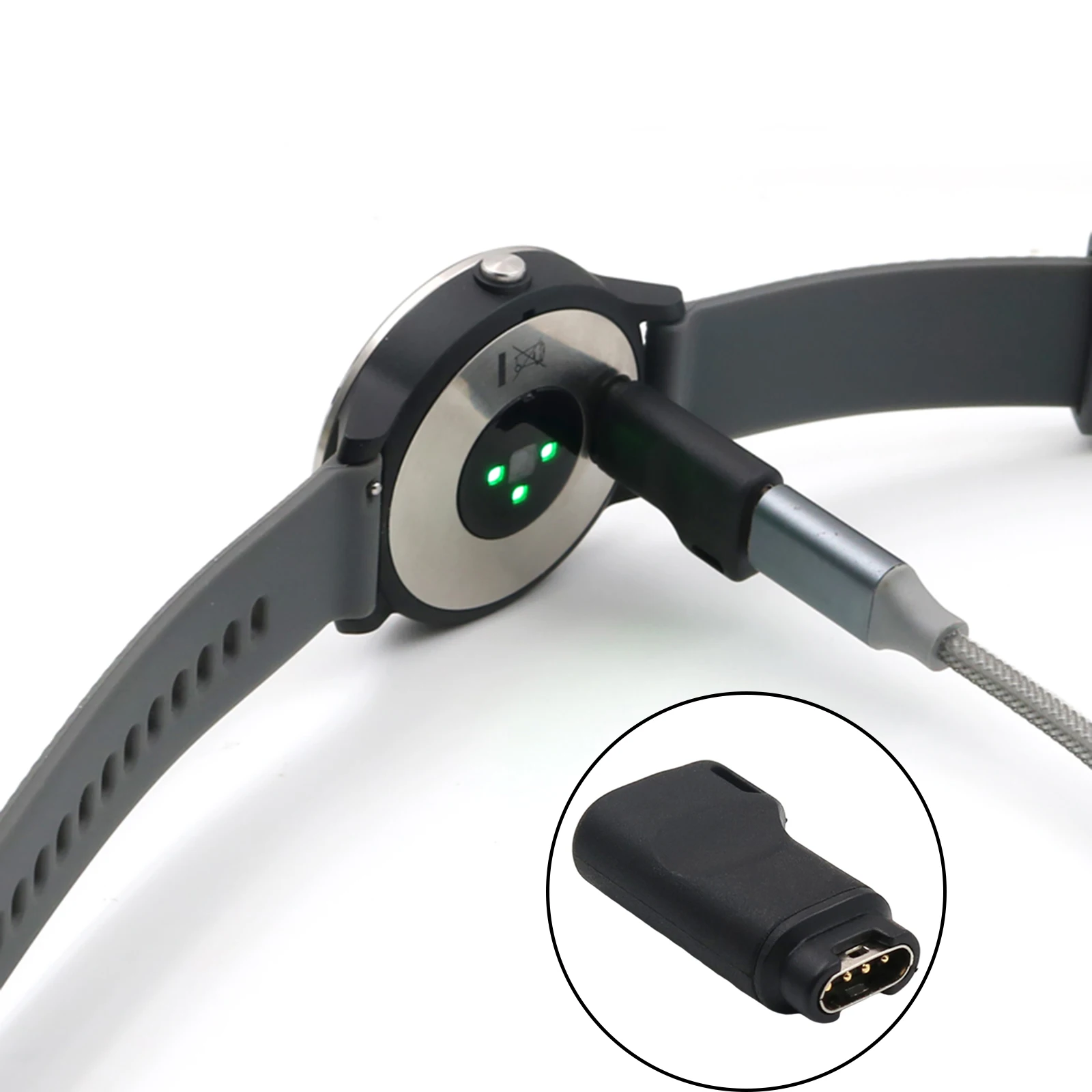 

Адаптер для зарядного устройства Micro-USB, аксессуары, совместимые с Fenix 5 5x 5s 6 6x 6s Pro Plastic