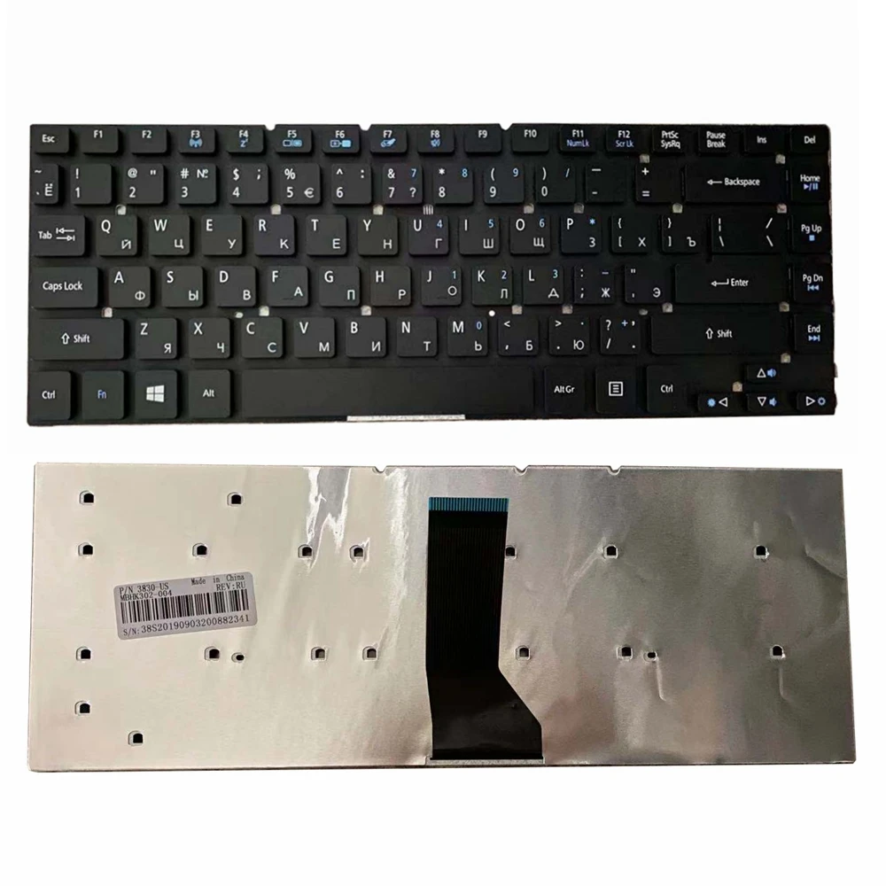 Русская новая клавиатура для Acer Aspire 3830 3830G 3830T 3830TG 4830 4830G 4830T 4830TG V3-471 RU Черная |