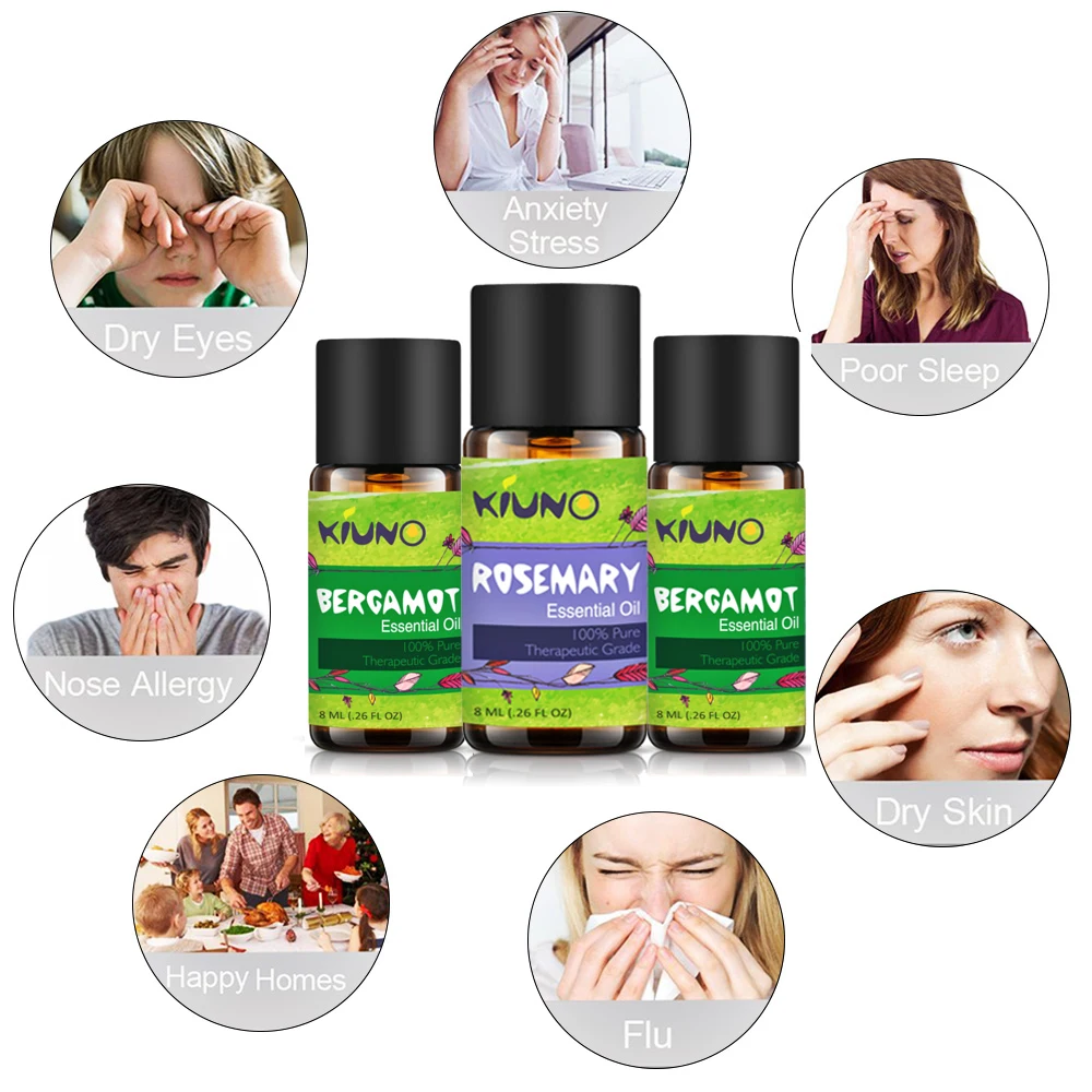 Набор эфирных масел KIUNO 18 шт./комплект 100% чистых подарочный набор увлажнитель