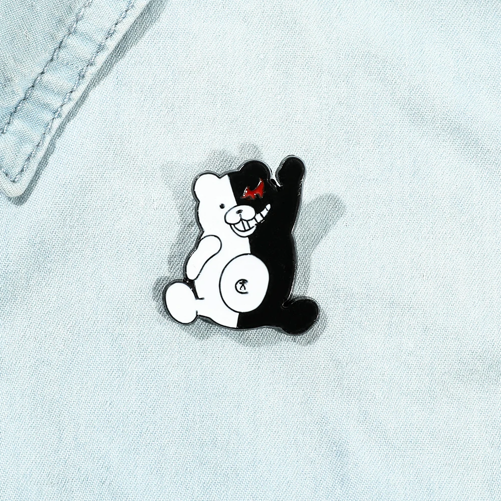 Творческая брошь в стиле японского аниме данганронпа значок мультяшный Монокума