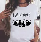 Zbbrdd EW люди Женская футболка с короткими рукавами, футболка с круглым вырезом, Прямая доставка S-3XL 90s хлопок смешной милый мягкий чехол с изображением котов и надписью графический принт для дам