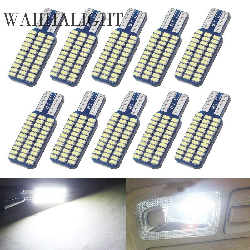 

10 шт., автомобильные светодиодсветодиодный лампы T10 W5W 33 SMD 3014 12 В DC
