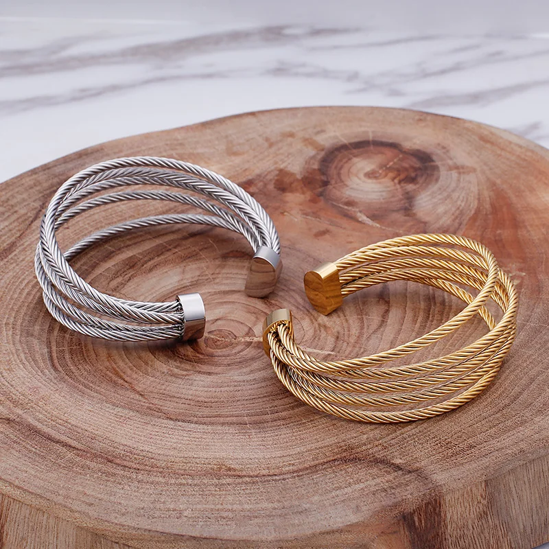 Женский браслет из нержавеющей стали SEROPAL Hiphop Party крутой модный подарок с круглым