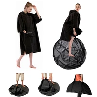 surf swim changing robe beach hooded poncho wetsuit change mat carry bag swimming bath towels washrag