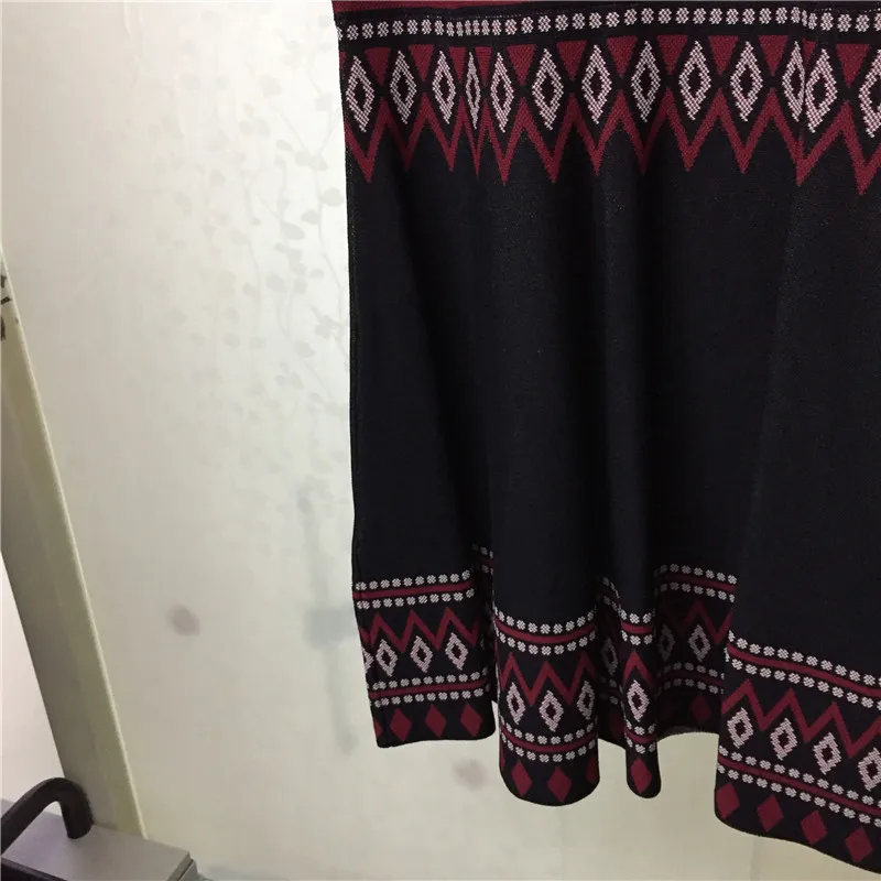 Sweater Dress Women Autumn O-neck Lady Short Sleeve Elegant 2018 Casual A-line | Женская одежда