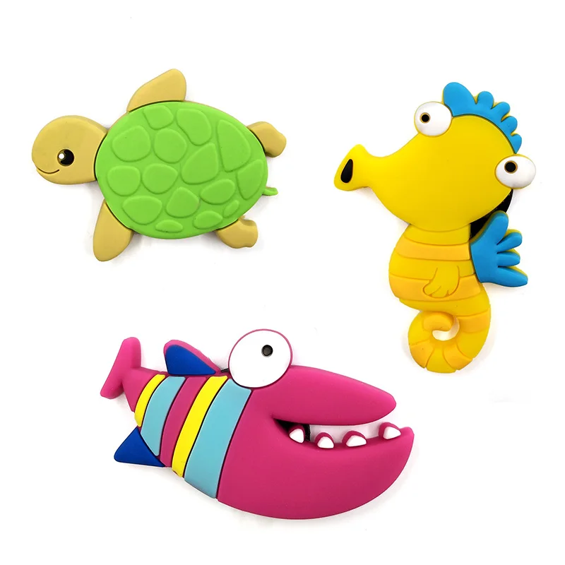 Силиконовые магниты на холодильник с изображением морской рыбы наклейка доску