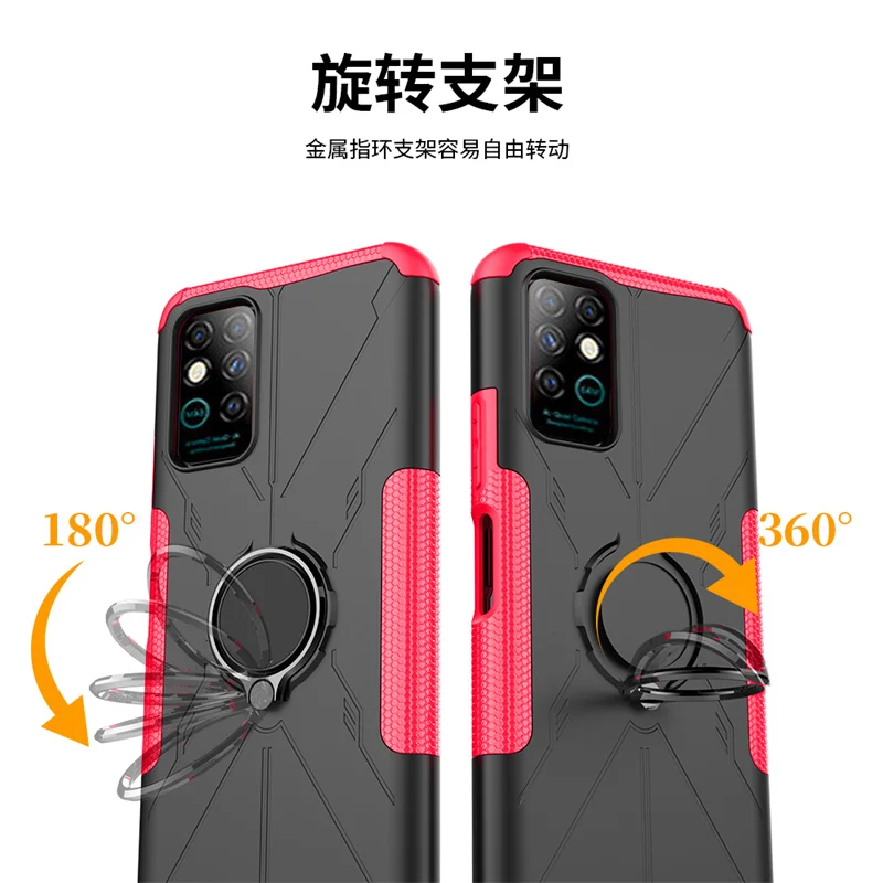 for infinix note 8 case cover for infinix note 8 cover coque ring armor shockproof protective phone bumper for infinix note 8 free global shipping