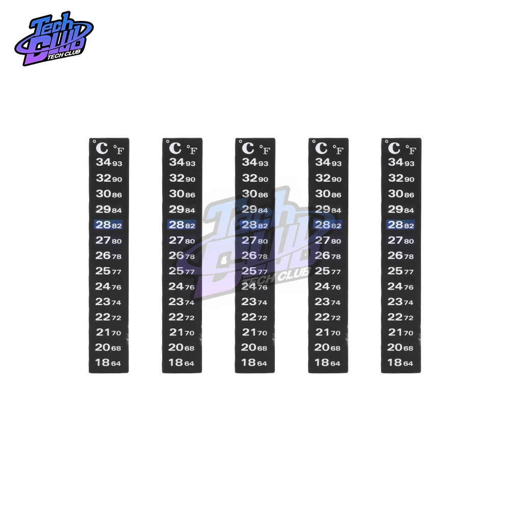 

5 шт./лот аквариумная полоса для аквариума клейкая двойная шкала термометр