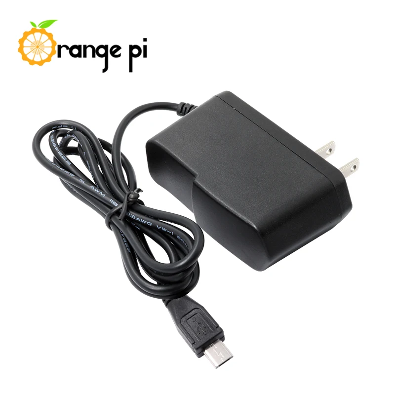 Адаптер питания Orange Pi 5 В/2 а с AV на OTG американская версия блок подходит для Zero/Zero