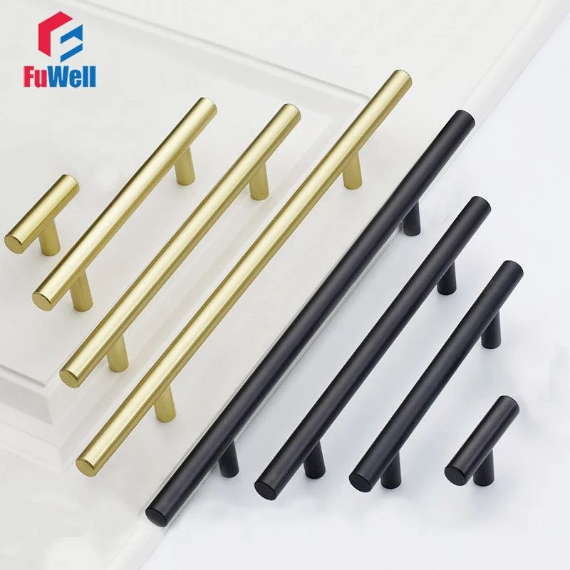 Мебельные ручки шкафа ящика дверные тянет Алюминий сплав 96/128/160/256 мм расстояние